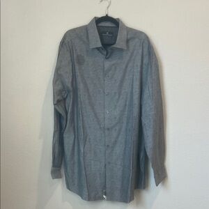 Hart Schaffner Marx Charcoal Button-Up Shirt